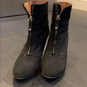 Zara platform booties